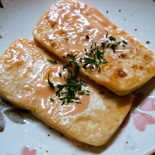 豆腐のオーロラソース焼き